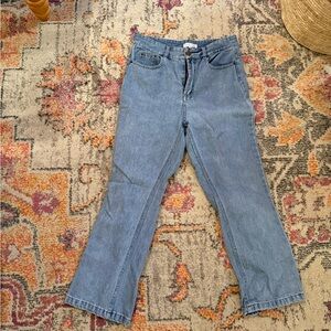 Emory Park Blue Ankle Cropped Jeans